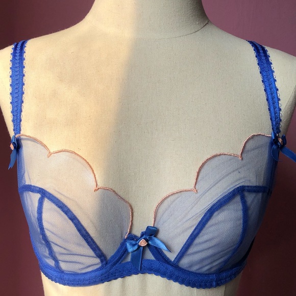 Lorna AP  blue/peach Bra - Picture 4 of 11